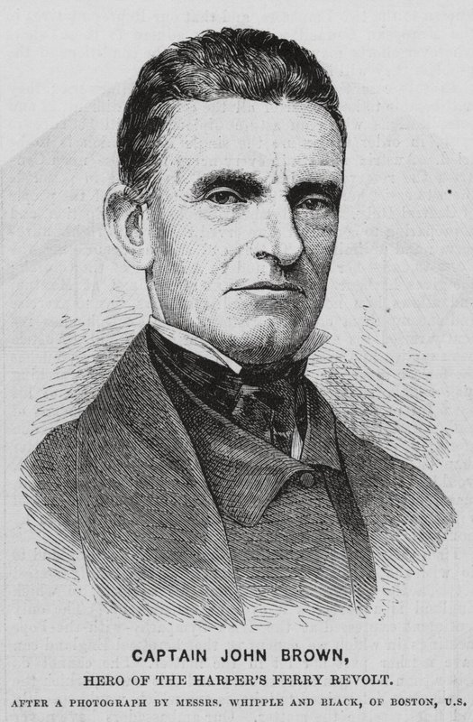 John Brown, amerikai abolicionista (metszet) alkotó: English School