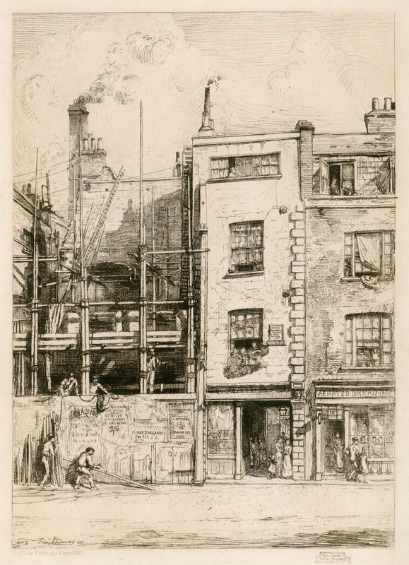 John Drydens House, a Fetter Lane-ben alkotó: English School