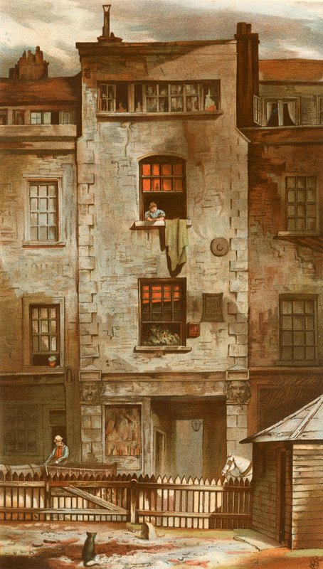 John Drydens House, a Fetter Lane-ben alkotó: English School