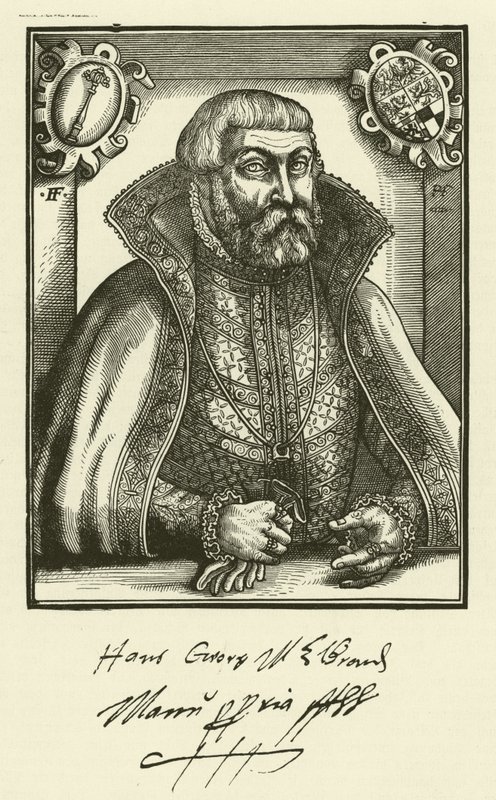 János György brandenburgi választófejedelem alkotó: English School