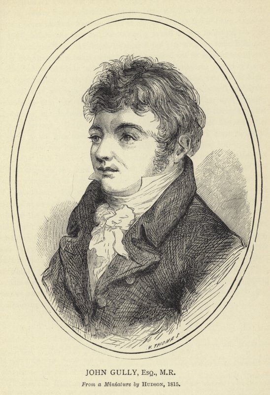 John Gully, Esquire, MR, Hudson miniatúrájából, 1815 alkotó: English School