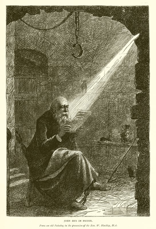 Hus János a börtönben alkotó: English School