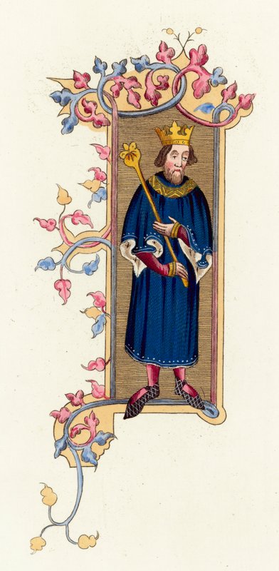 János, Franciaország királya (színes metszet) alkotó: English School