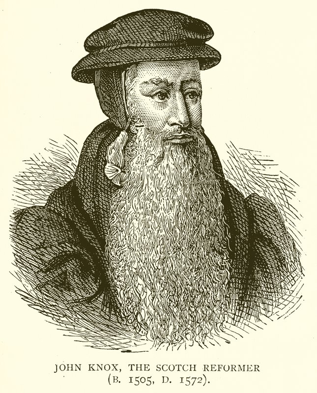 John Knox, a skót reformátor (B. 1505, D. 1572) alkotó: English School