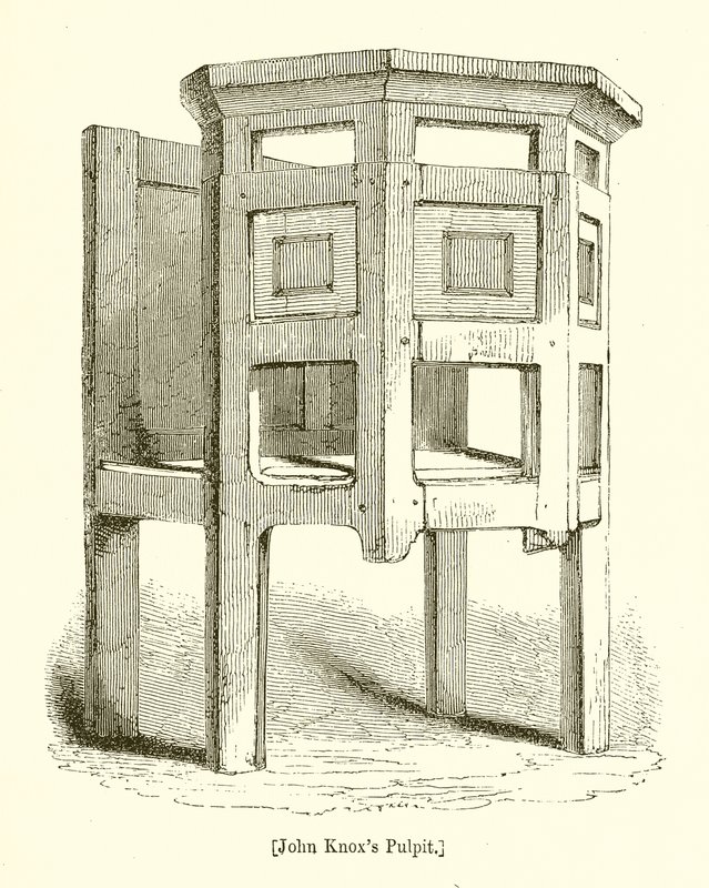 John Knoxs szószék alkotó: English School