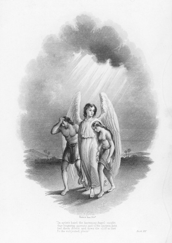 John Milton, Elveszett paradicsom (metszet) alkotó: English School
