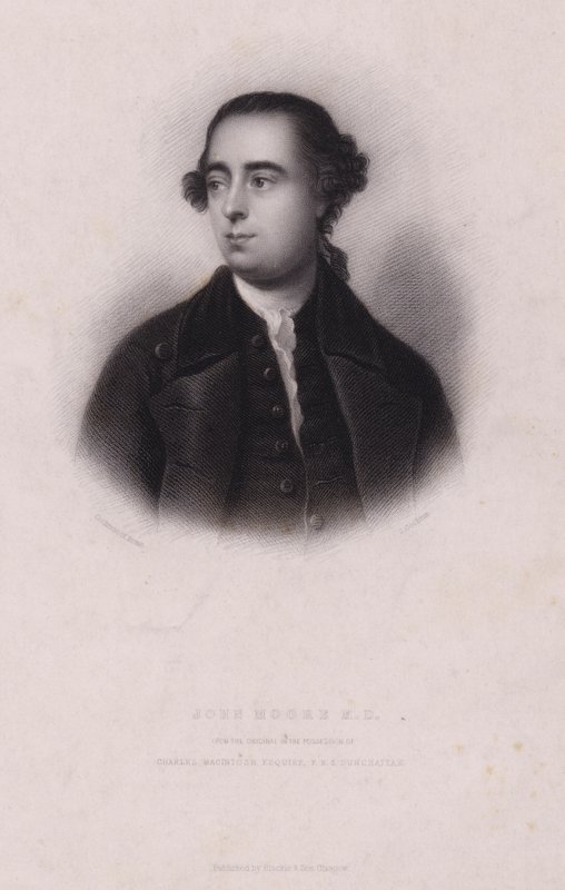 John Moore, skót orvos (metszet) alkotó: English School