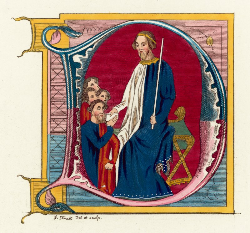 John Of Gaunt, Lancaster hercege (színes metszet) alkotó: English School