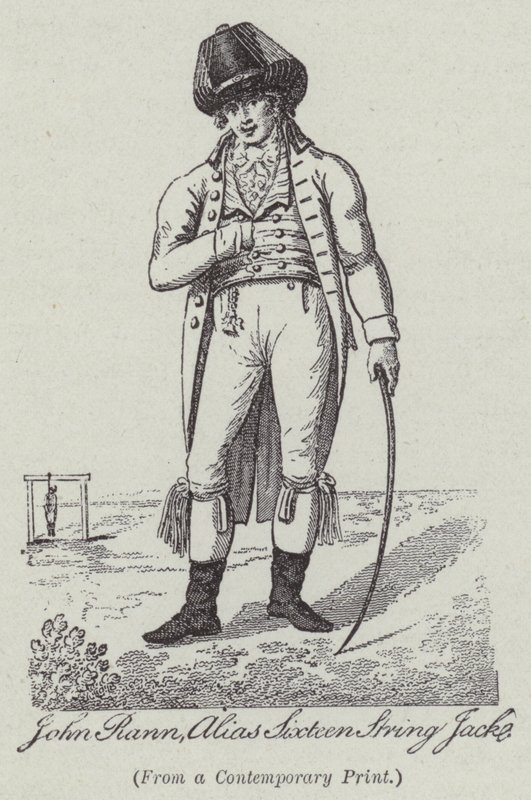 John Rann, alias Sixteen String Jack (metszet) alkotó: English School