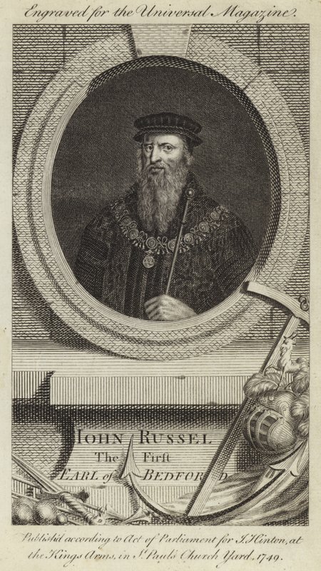 John Russel, Bedford első grófja alkotó: English School