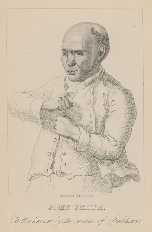 John Smith, ismertebb nevén Buckhorse, nehézsúlyú bokszoló alkotó: English School