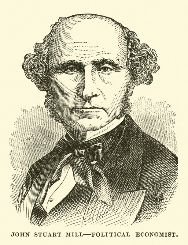John Stuart Mill, politikai közgazdász alkotó: English School