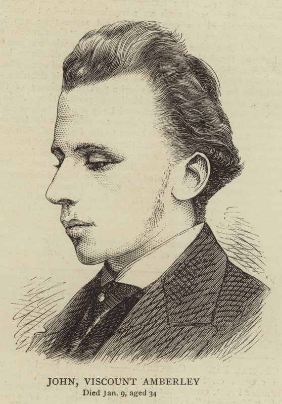 John Viscount Amberley (metszet) alkotó: English School