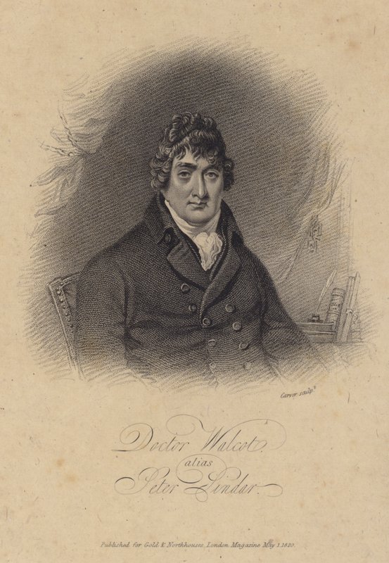 John Wolcot angol orvos és szatirikus, aki Peter Pindar néven írt (metszet) alkotó: English School