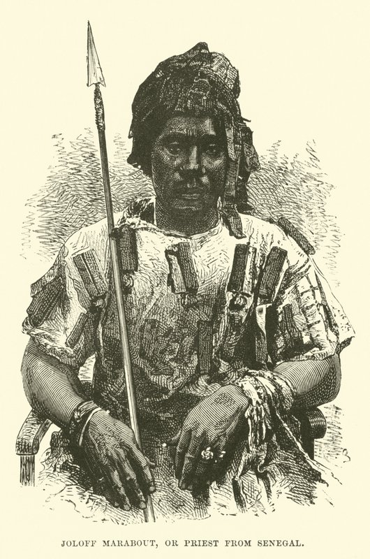 Joloff Marabout, vagy szenegáli pap alkotó: English School