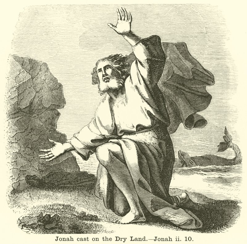 Jonah a Szárazföldre dobta, Jonah, ii, 10 alkotó: English School
