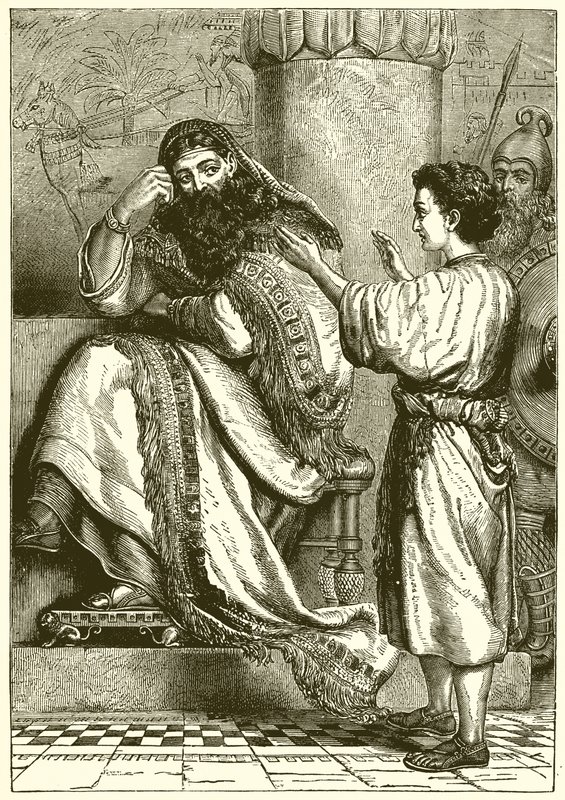 József a fáraó előtt alkotó: English School