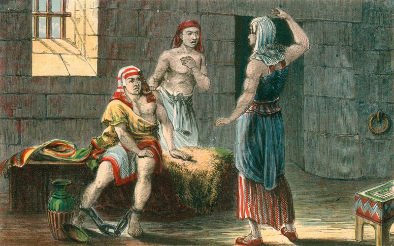 Joseph a fő Butler és Baker álmait tolmácsolja a börtönben alkotó: English School