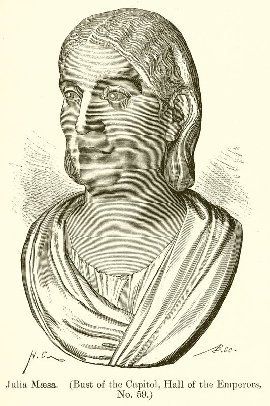 Julia Maesa. (A Capitolium mellszobra, Császárok terme, 59. sz.) alkotó: English School