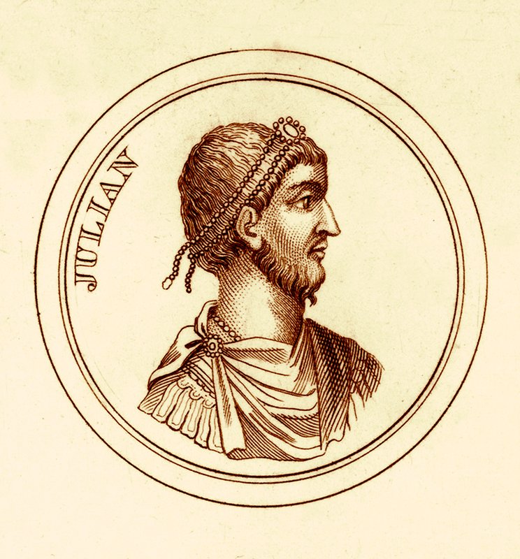 Julian, illusztráció a The Universal Historical Dictionary-ből, George Crabbtól, 1825-ben (digitálisan javított kép) alkotó: English School