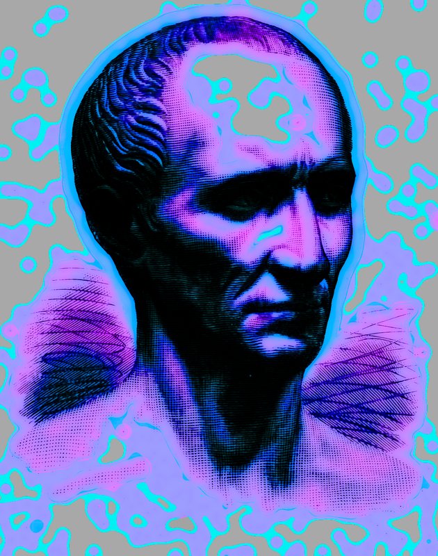 Julius Caesar, Edward Ollier Cassells Illustrated Universal History illusztrációja, 1890-ben megjelent (digitálisan javított kép) alkotó: English School