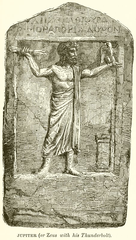 Jupiter (vagy Zeusz a villámjával) alkotó: English School
