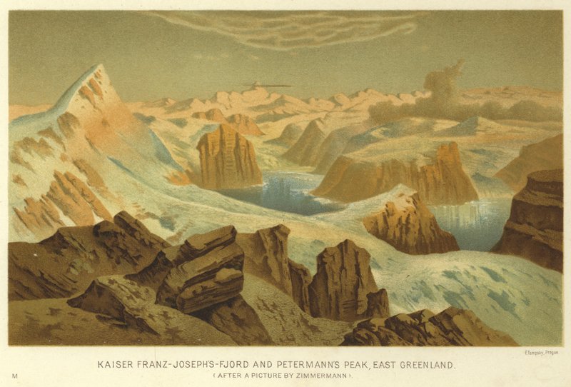 Kaiser Franz-Josephs-Fjord és Petermanns Peak, Kelet-Grönland alkotó: English School