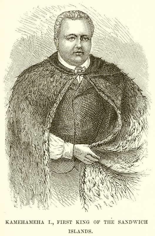 I. Kamehameha, a Sandwich-szigetek első királya alkotó: English School
