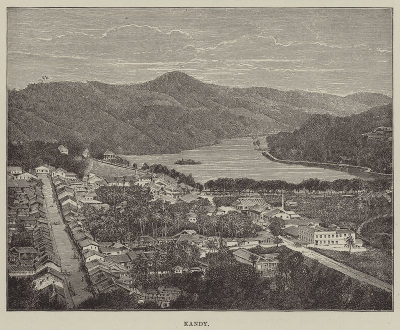 Kandy (metszet) alkotó: English School