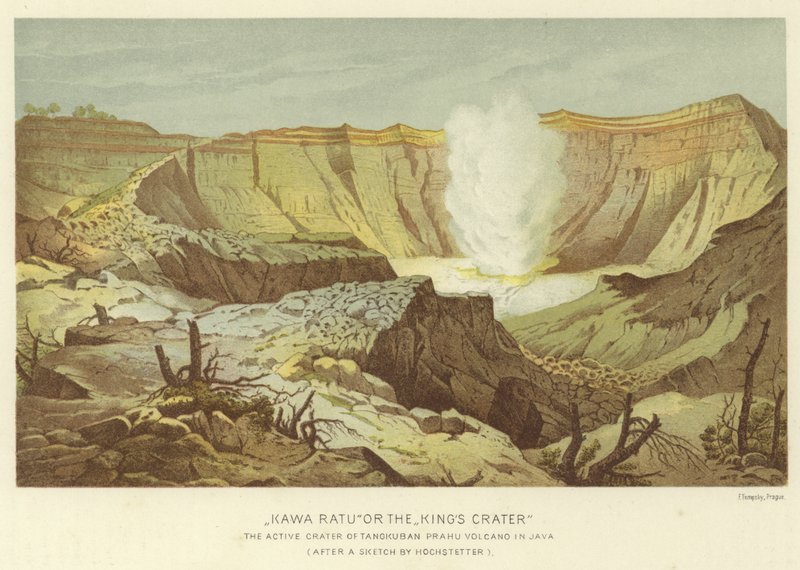 Kawah Ratu vagy a Kings-kráter alkotó: English School