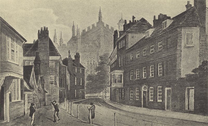 Keates Lane, 1816 (mélynyomás) alkotó: English School