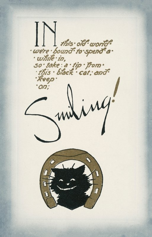 Keep on smiling (színes litográfia) alkotó: English School