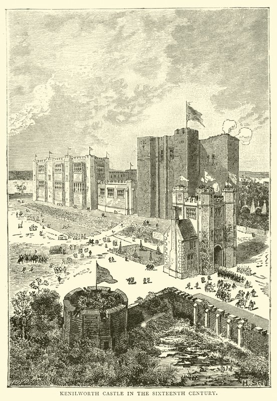 Kenilworth kastély a XVI. században alkotó: English School