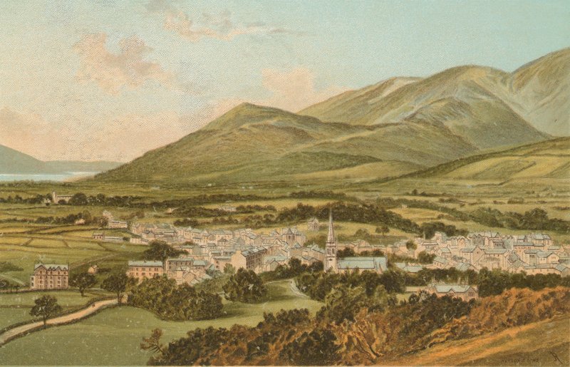 Keswick a Várhegyről alkotó: English School