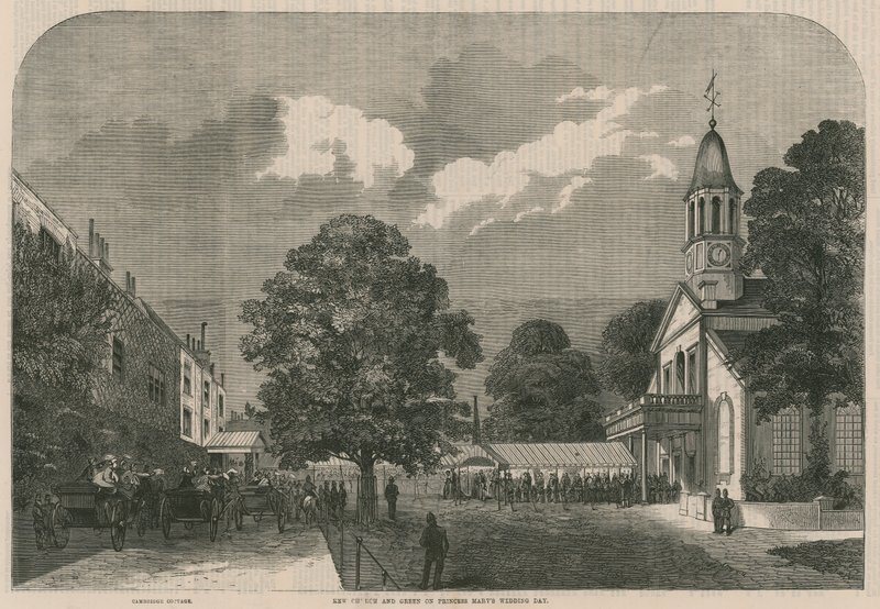 Kew Church és Green Mary hercegnő esküvőjének napján alkotó: English School