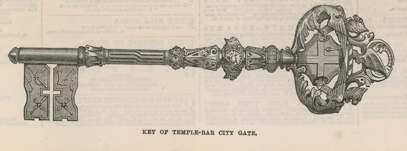 Temple Bar City Gate kulcsa alkotó: English School