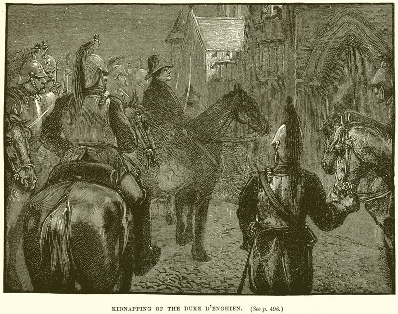 Denghien herceg elrablása alkotó: English School