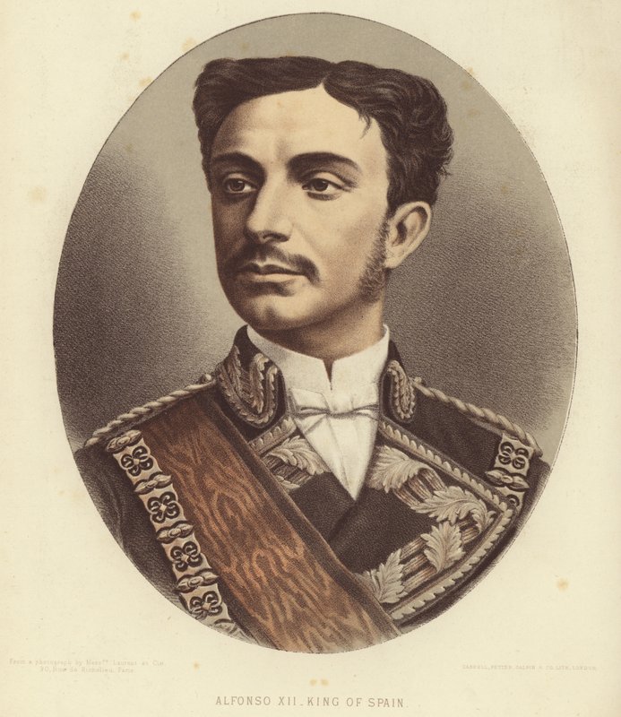 XII. Alfonz spanyol király alkotó: English School