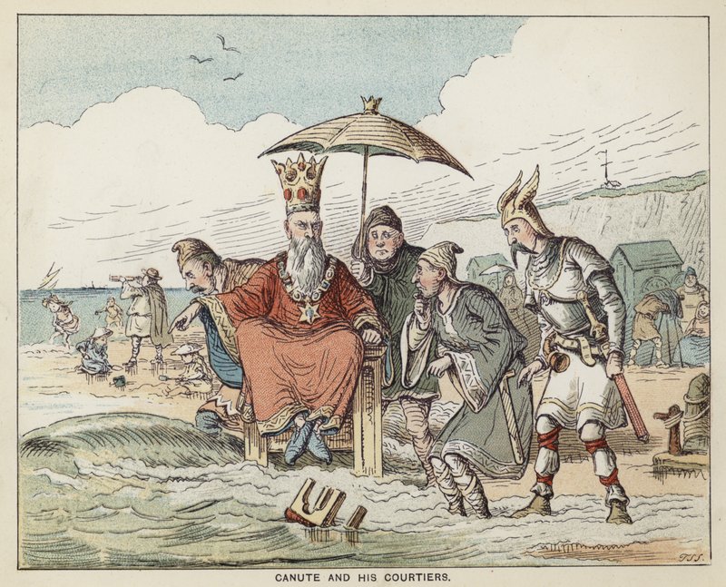 Canute király és udvaroncai alkotó: English School