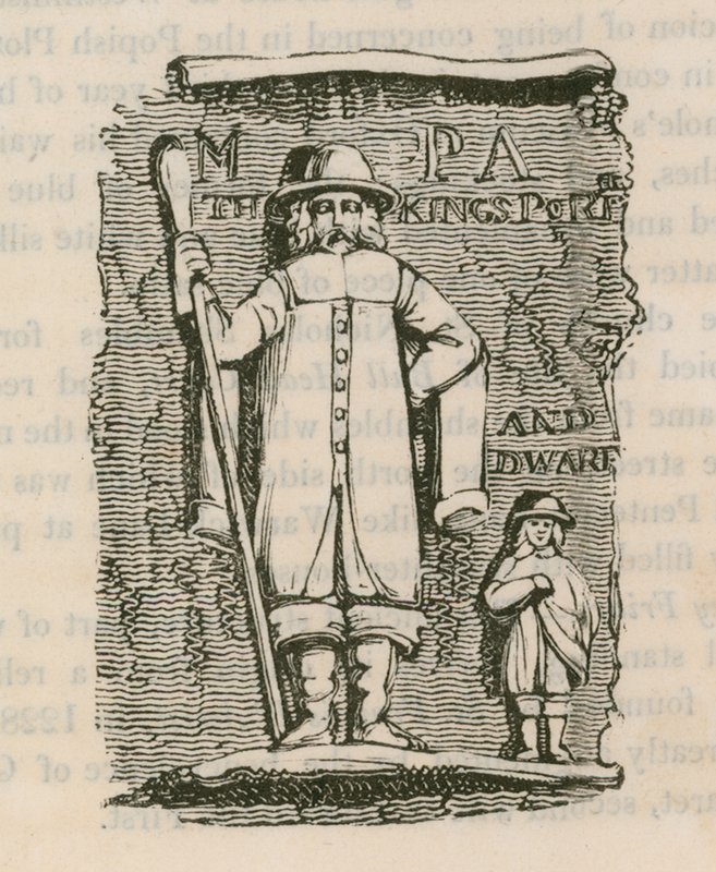 Károly király 1. portás és törpe alkotó: English School