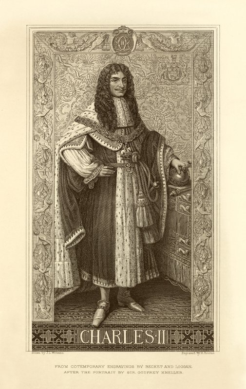Károly király II alkotó: English School