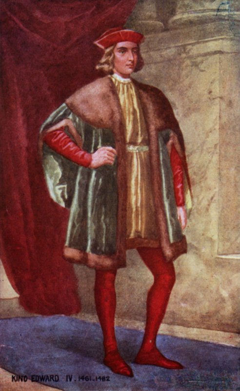 IV. Edward király (színes litó) alkotó: English School