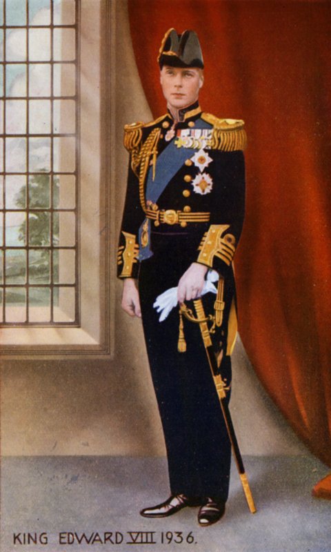 VIII. Edward király (színes litográfia) alkotó: English School
