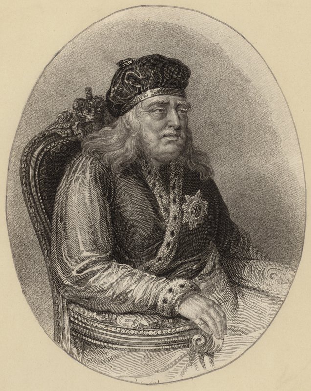 György király öregként alkotó: English School