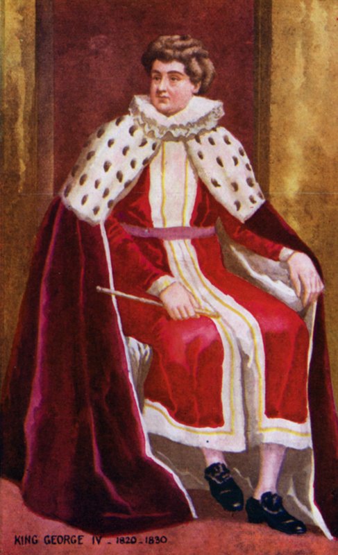IV. György király (színes litográfia) alkotó: English School
