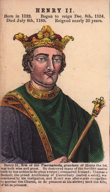 Henrik király (színes metszet) alkotó: English School
