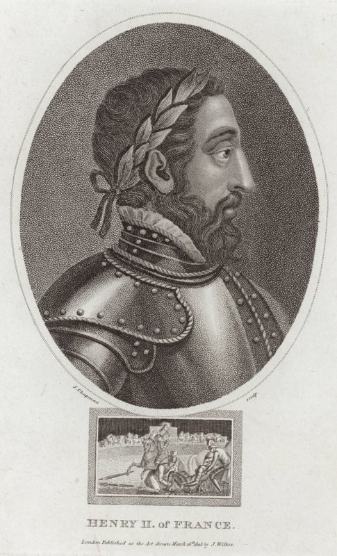 Henrik francia király alkotó: English School