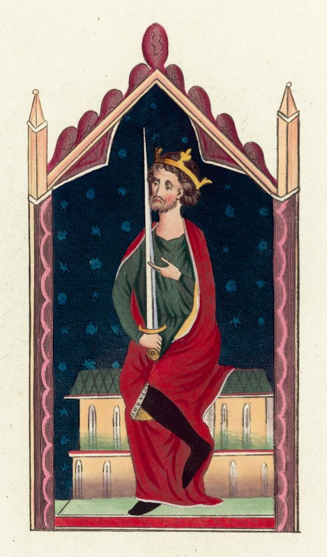 Henrik király (színes metszet) alkotó: English School