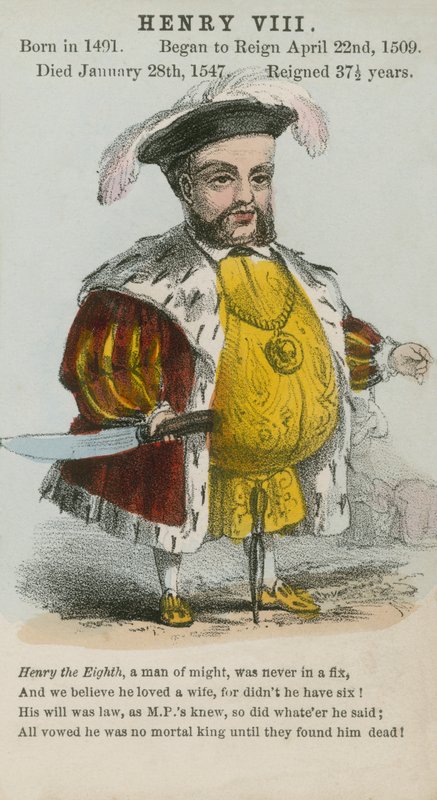 Henrik király (akvatinta) alkotó: English School