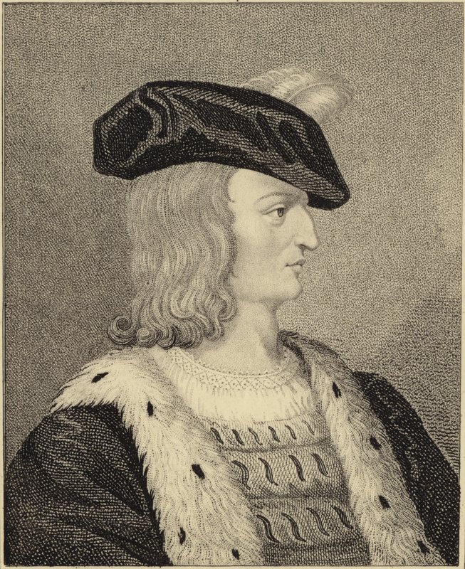 King Henry V of France  alkotó: English School